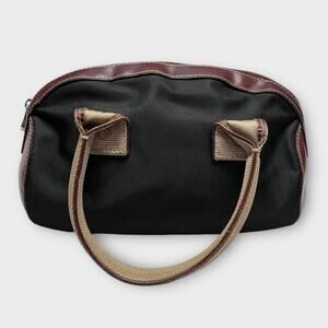 Elegant Black and Brown Mini Bag